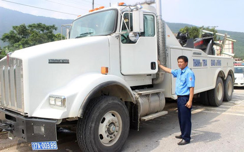 Hình ảnh xe đặc chủng 13 tỷ ‘bắt’ xe quá tải