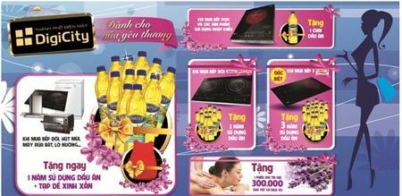 DigiCity tặng quà ấn tượng cho tất cả khách hàng