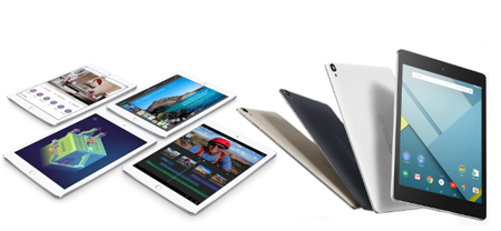 iPad Air 2, Nexus 9