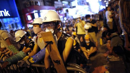 Người biểu tình Hong Kong bác tin 'thế lực bên ngoài'