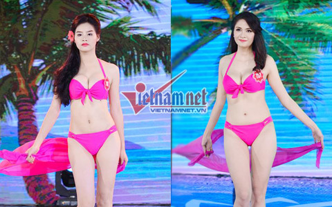 Ngắm các thí sinh hoa hậu gợi cảm với bikini