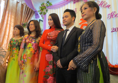 Hình ảnh mới tiết lộ về đám hỏi Trang Nhung