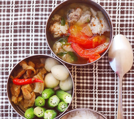 Đầu tuần vui với hộp cơm văn phòng đầy sắc màu