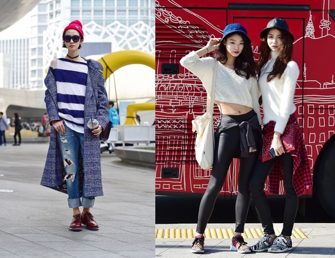 Thời trang thu cực chất của tín đồ Hàn trên phố Seoul