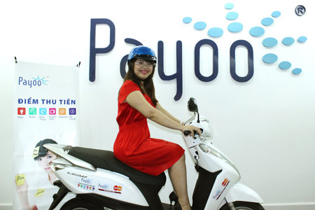 Thanh toán hóa đơn online, trúng xe máy