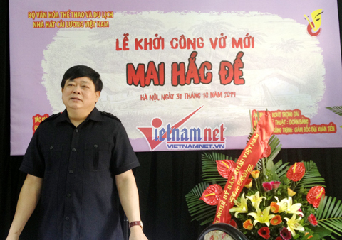 Khởi công vở cải lương 'Mai Hắc Đế'