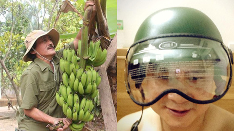 Giang Còi thu hoạch chuối, Tự Long khoe 'nồi cơm điện'