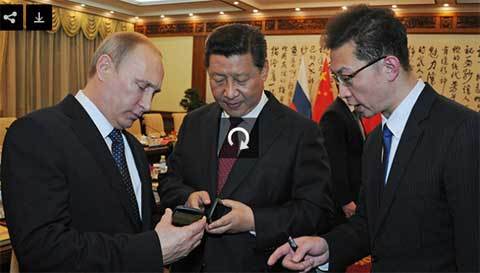 Putin tặng Chủ tịch TQ điện thoại xịn, độc