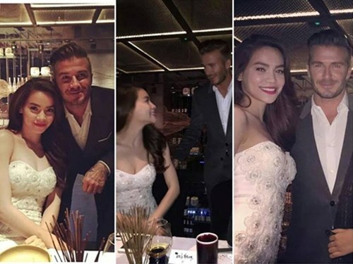 Beckham khen Hồ Ngọc Hà xinh đẹp