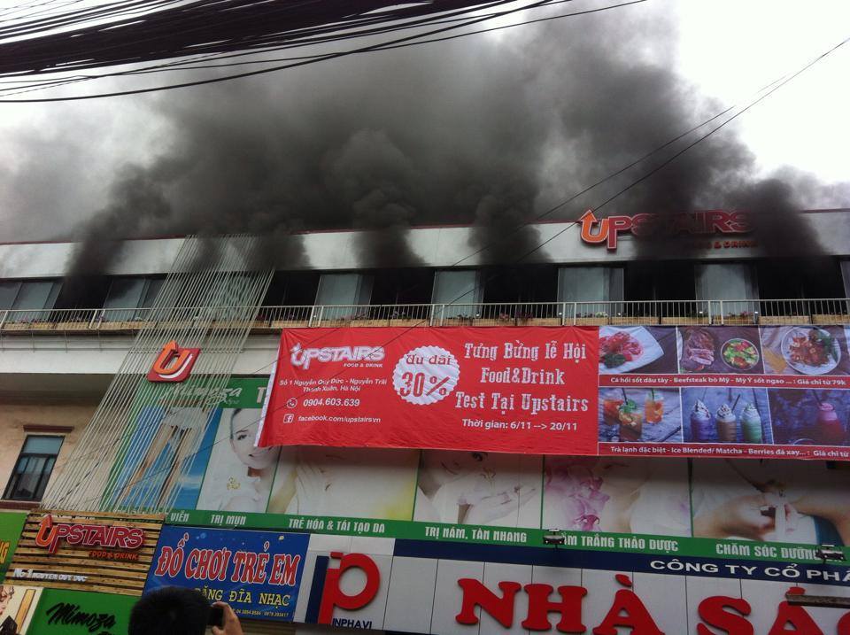 Hà Nội: Cháy lớn tại quận Thanh Xuân
