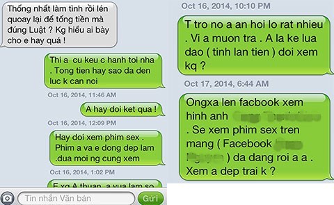 Một phó giám đốc bị dọa tung clip sex