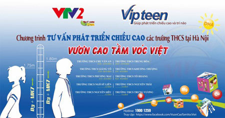 Tư vấn phát triển chiều cao tại các trường THCS Hà Nội