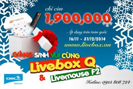 LiveboxQ & Livemouse F2 - Quà Giáng sinh ‘độc, lạ’ 2014