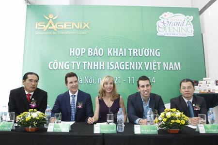 Tập đoàn Isagenix international chính thức khai trương tại Việt Nam