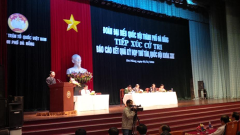 Ông Bá Thanh tiếp tục vắng mặt tiếp xúc cử tri