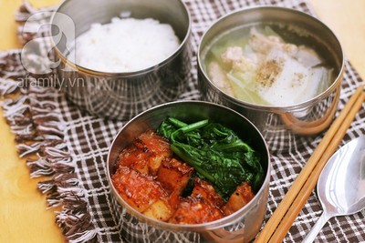 Hộp cơm văn phòng ngon bá cháy mà nấu cực nhanh!