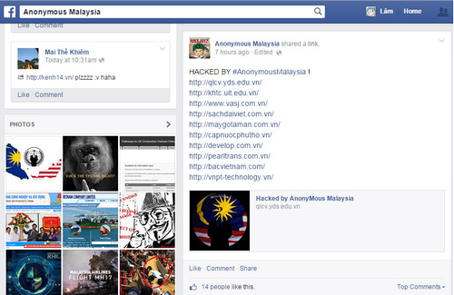 Nhóm Anonymous Malaysia chính thức lên tiếng xin lỗi