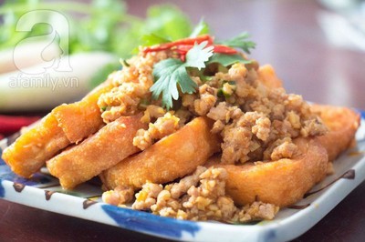 Đậu hũ xốt thịt bằm giản dị cho bữa tối