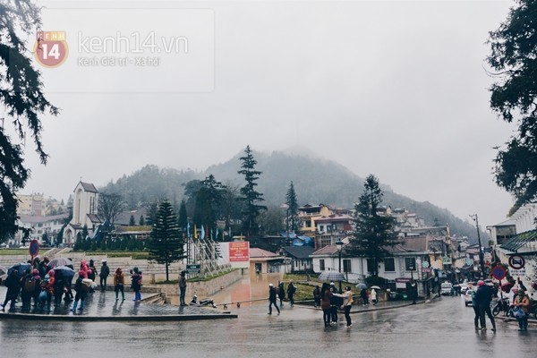 Ngắm Sapa mù sương trong tiết trời 6 độ