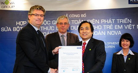 Nova Group hợp tác với Kerry sản xuất sữa bột trẻ em