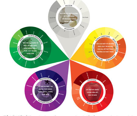 Trẻ, khỏe nhờ rau củ đủ màu
