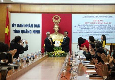 Sắp có KCN 128 triệu USD ở Quảng Ninh