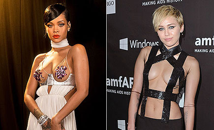 Những trang phục khoe hở bạo nhất năm 2014