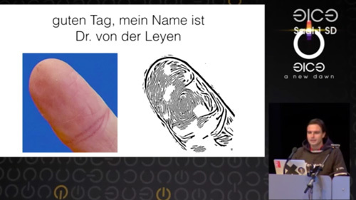 Hacker trình diễn qua mặt bảo mật vân tay 