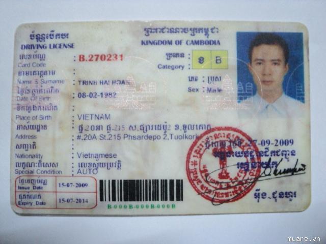 Thủ tục cấp đổi giấy phép lái xe của nước ngoài tại Việt Nam