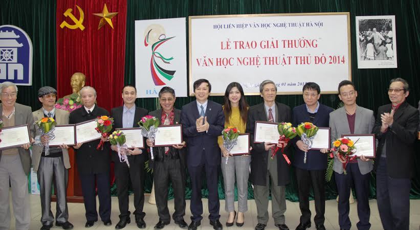 28 tác phẩm được giải thưởng văn học nghệ thuật Thủ đô