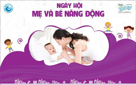 Ngày hội mẹ và bé năng động