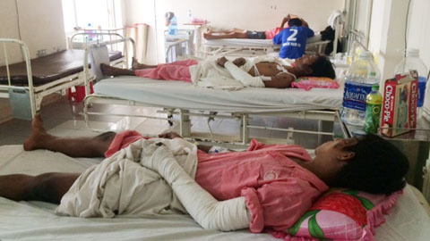 Bị cháu tẩm xăng đốt, bà ngoại nhập viện nguy kịch