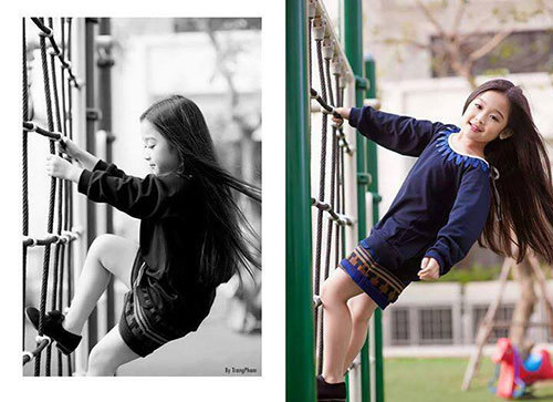 “Đốn tim” với vẻ dễ thương của Hoa khôi nhí Tây Đô