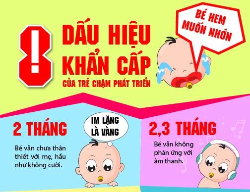 8 dấu hiệu của trẻ chậm phát triển mẹ phải biết