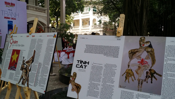 Tranh minh họa thoát cảnh 'diễn viên phụ'