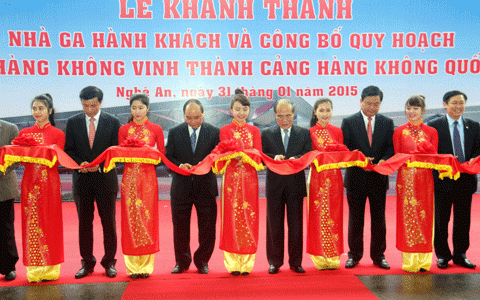 Khánh thành nhà ga quốc tế Cảng hàng không Vinh