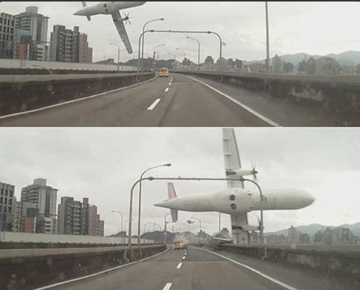 Tiến trình máy bay TransAsia gặp nạn, hơn 12 người chết