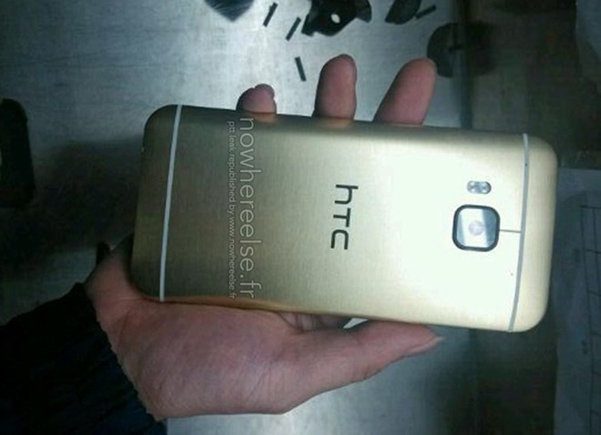 HTC One M9 lộ ảnh phiên bản màu vàng