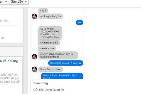 Chiêu lừa mới: “Mượn tiền” qua Facebook