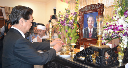 Tổng bí thư, Chủ tịch nước, Thủ tướng viếng ông Bá Thanh