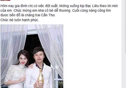Hoa hậu Đặng Thu Thảo lên tiếng về chuyện lên xe hoa