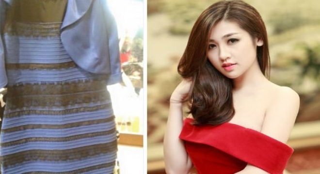 Hoa hậu, Á hậu Việt tranh luận vì màu sắc chiếc váy kỳ lạ