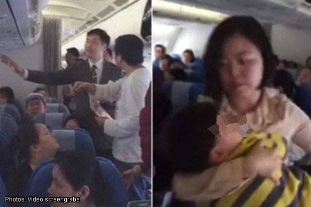 Cả nhà bị mời xuống máy bay vì không thắt dây bảo hiểm