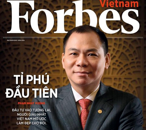 Tỷ phú của Việt Nam có 1,7 tỷ USD