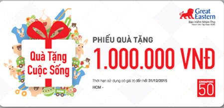 100 bé sơ sinh 2015 nhận quà đặc biệt của Great Eastern