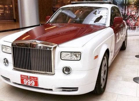 Cảnh sát Ả Rập ‘tậu’ Rolls-Royce Phantom làm xe tuần tra