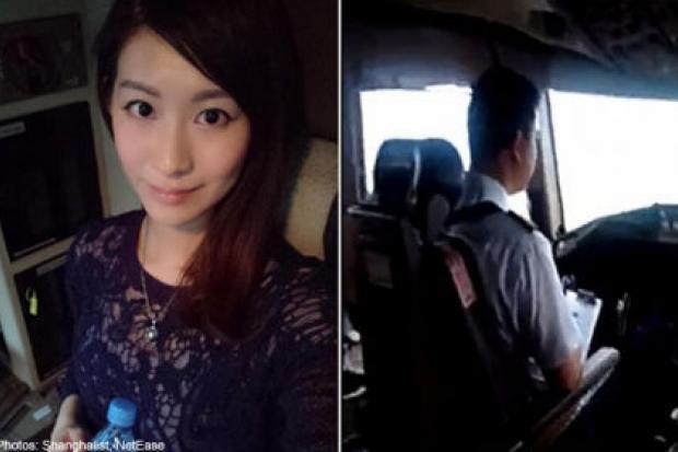 Thiếu nữ được mời vào buồng lái vì máy bay chật chỗ