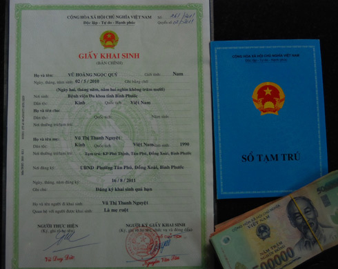 Gian nan xin cấp lại giấy chứng minh thư gốc