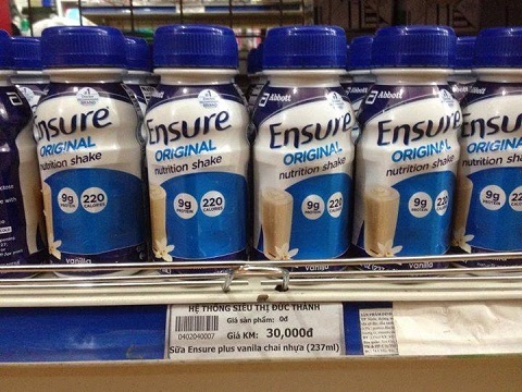 Sữa lậu kỳ thị Ensure Abbott thoát án 