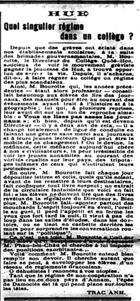 Phát hiện bài báo tiếng Pháp của Tướng Giáp viết năm 15 tuổi